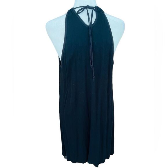 AMIANI black/white patterned halter dress size M. - Picture 3 of 6